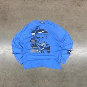 Volcom long sleeve Blue and black streetwear‎ shirt Y2K Size M